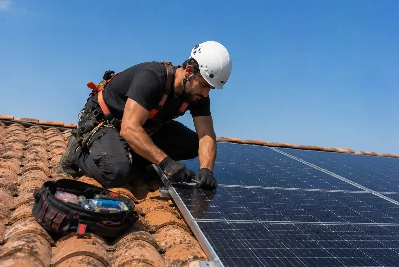 Maintenance et monitoring de panneaux solaires à Buléon