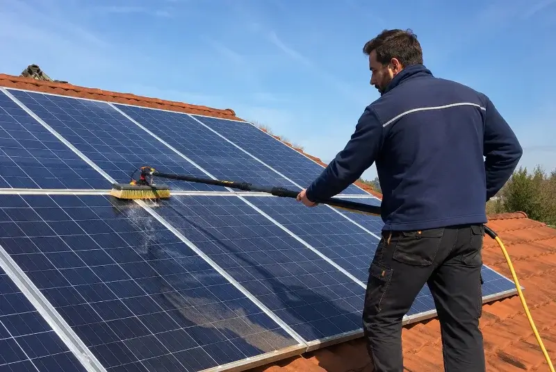 Nettoyage et entretien de panneaux solaires à Buléon